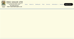 Desktop Screenshot of ericgillie.co.uk